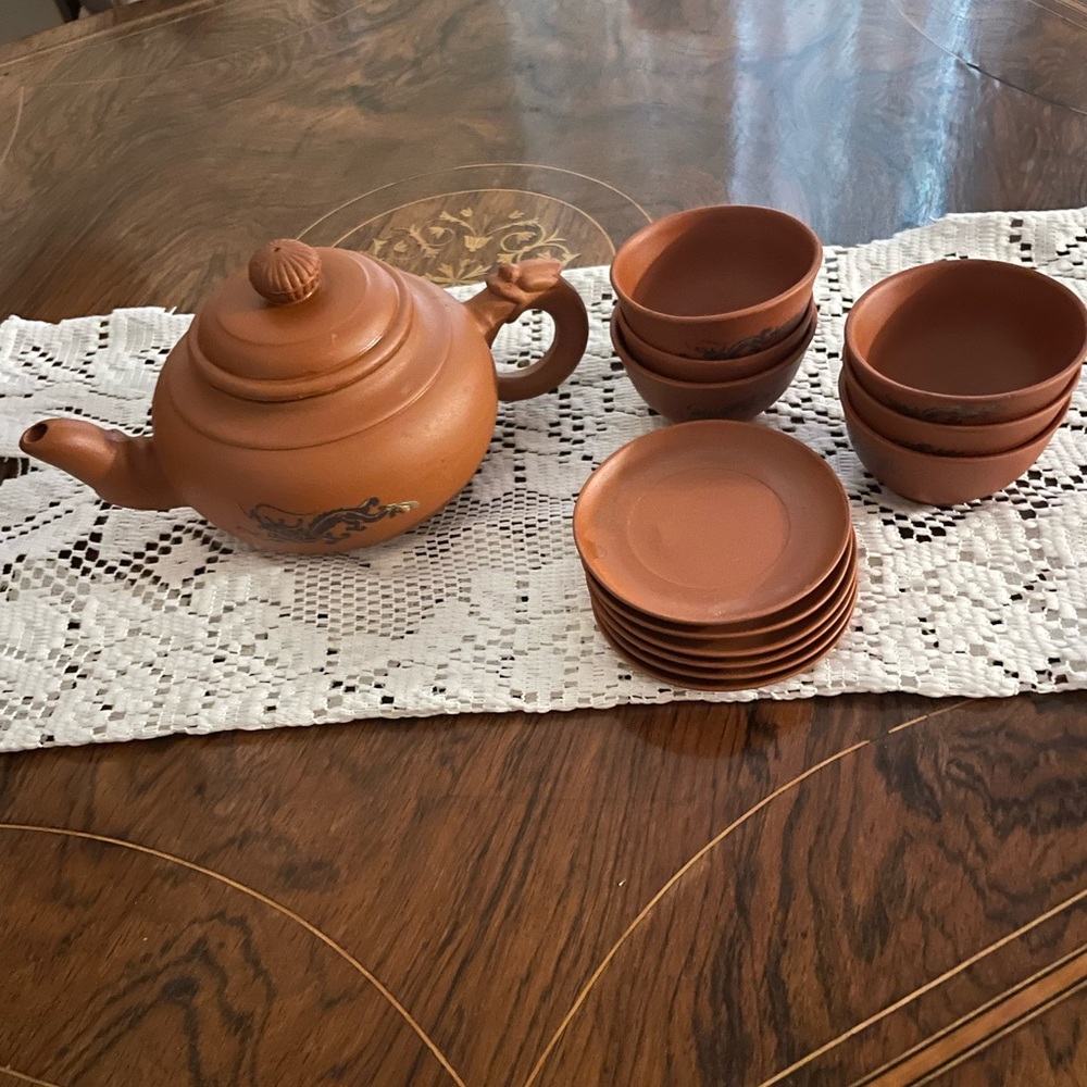 Yixing Teapot with Dragon design